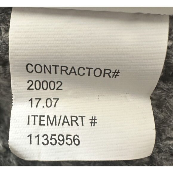 Calvin Klein Mens Waffle Knit Cotton Mock Neck Full Zip Jacket Gray Size Large - Picture 13 of 14